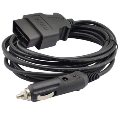 Cable de fuente de alimentación del cigarrillo del OEM de la fábrica, cable del coche de la reserva de memoria del poder de la emergencia 12DC del ECU del vehículo del OBD