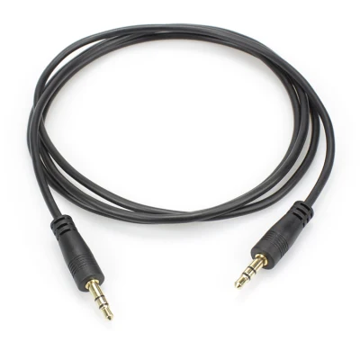 Cable de Audio auxiliar Jack de 1m y 3,5mm, Cable macho a macho de 3,5mm para teléfono, altavoz de coche, conector para auriculares MP4, Cables de Audio con resorte 3,5